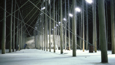 colour photo of the Stick Shed in the 60's