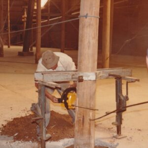 REPAIRING THE STICK SHED'S POLES